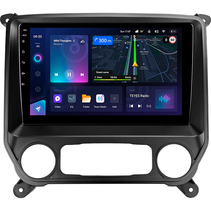 Android head unit Teyes CC3L 4+64 Gb Chevrolet Silverado 3 GMTK2 2013-2019 10"