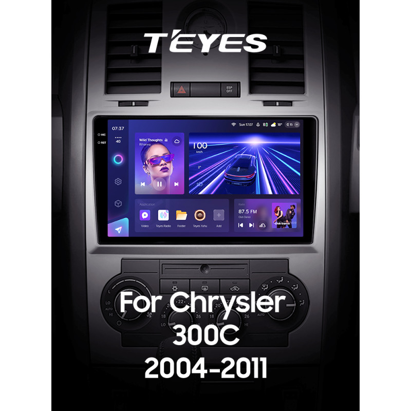 Android head unit Teyes CC3 6+128 Gb Chrysler 300C 1 2004-2011 9" 2k (L1)