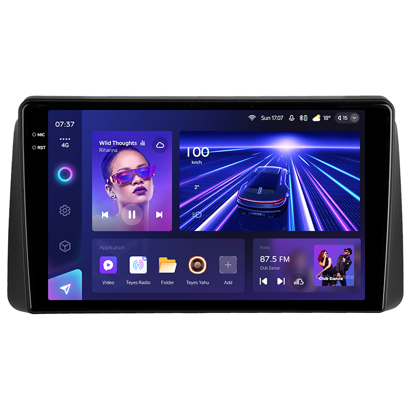 Android head unit Teyes CC3 6+128 Gb with 360° surround view° Chrysler Grand Voyager 5 2011-2015 9" 2k (L1)