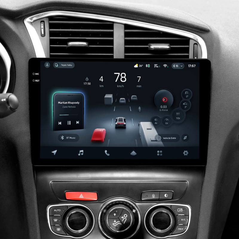 Magnífono de áudio y navegación Teyes CC4 Pro 8 + 128 GB para Citroën C4 II (B7) (ZYJ) 2013-2016, pantalla táctil 10