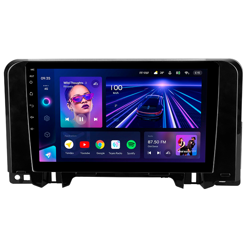 Android head unit Teyes CC3 4+32 Gb Citroen C3 2022-2023 10"