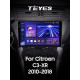 Android head unit Teyes CC3 6+128 Gb with 360° surround view° Citroen C3-XR (F2) 2010-2018 10" 2k