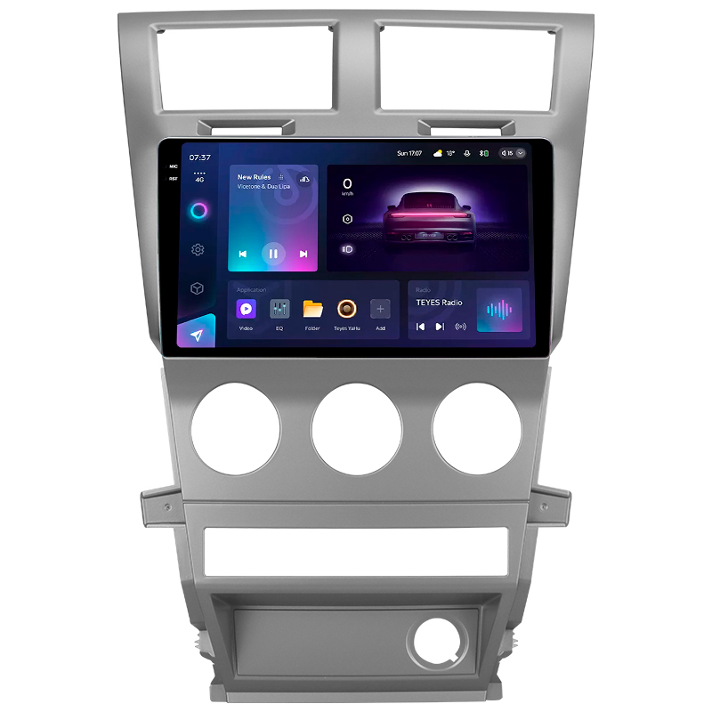 Android head unit Teyes CC3 6+128 Gb Dodge Avenger JS 2007-2010 For Dodge Nitro 2006-2011 9" 2k (L3)