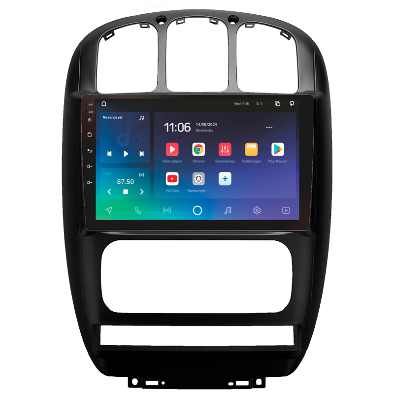 Android head unit SIGMA X10432 ANDROID 10 4+32 Gb 4G DSP Dodge Caravan 4 For Chrysler Voyager RG RS For Town and Country RS 2000-2007 (A) 10" (L1)