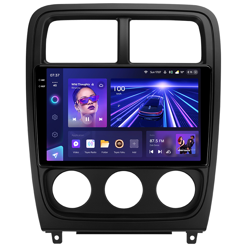 Android head unit Teyes CC3 4+32 Gb Dodge Caliber PM 2009 - 2013 9" 2k (L2)