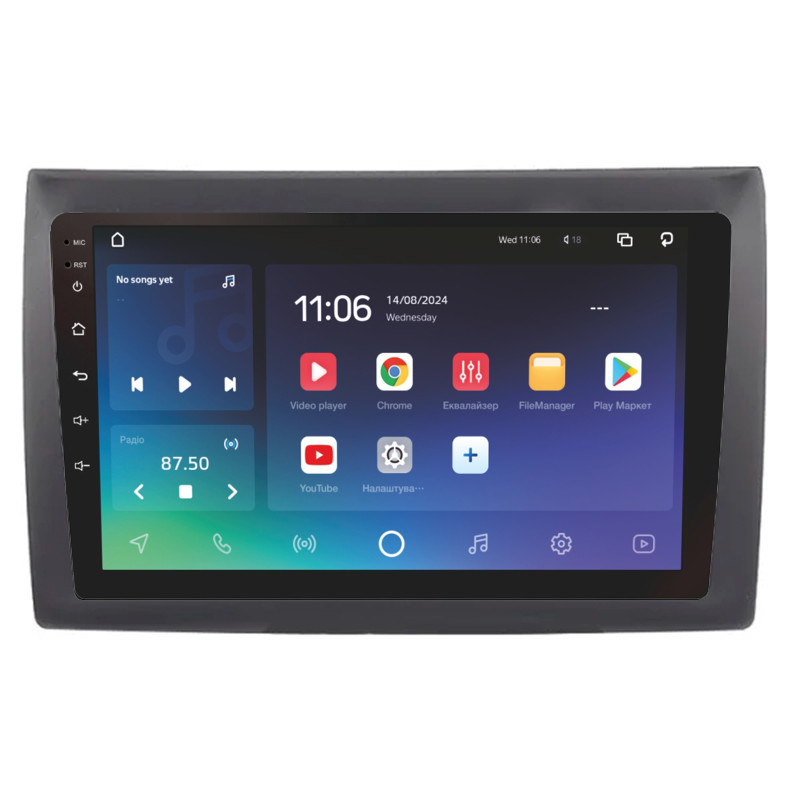 Android head unit SIGMA X9432 ANDROID 10 4+32 Gb 4G DSP Fiat Stilo 2001-2010 9"