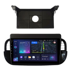 Android head unit Teyes CC3L 4+64 Gb Fiat 500 2007-2015 Black 9"