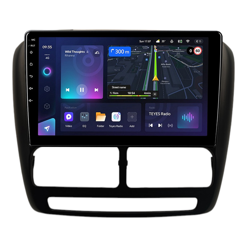 Štátní magnetofon Teyes CC3L 4+32 GB pro Fiat DOBLO 2010–2015, Opel Combo 2011–2018, 9