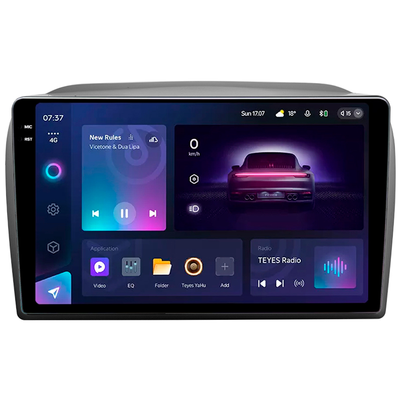 Estéreo de fábrica Teyes CC3 4 + 64 GB para Fiat Doblo II 263 (2009–2015), pantalla táctil 9