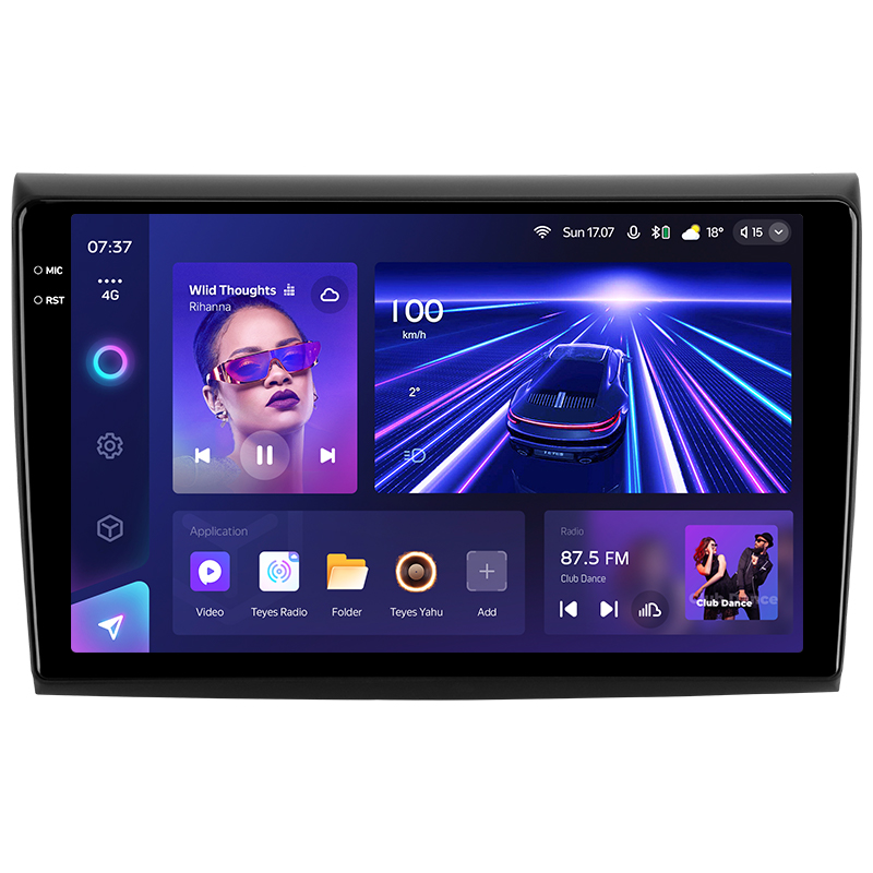 Android head unit Teyes CC3 6+128 Gb Fiat Bravo 198 2 II 2007-2014 9" 2k (L1)