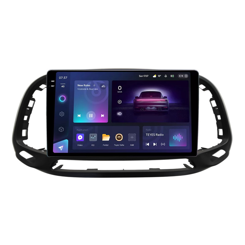 Android head unit Teyes CC3 4+64 Gb Fiat Doblo 2015-2023 9" 2k