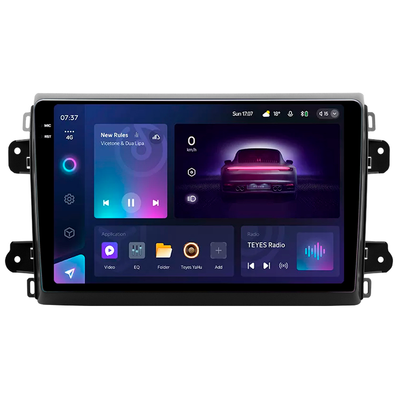 Štátní magnetofon Teyes CC3 4+32 GB Fiat Ducato Van L3H2 2021–2023 9