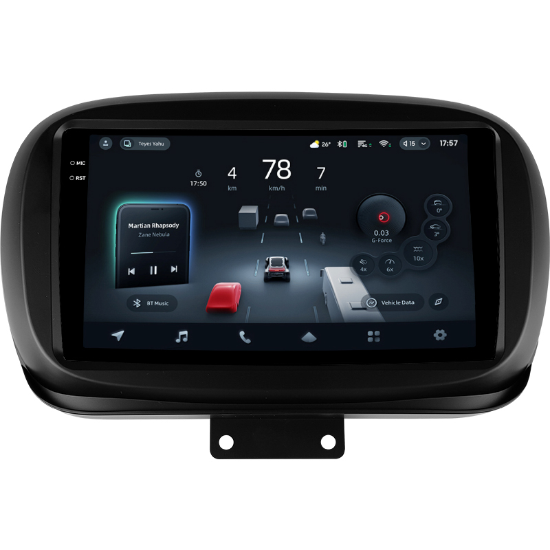 Android head unit Teyes CC4 Pro 12+256 Gb Fiat 500X 2014-2020 9" 2k (L1)