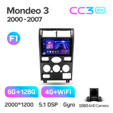 Štátní magnetofon Teyes CC3 6+128 GB pro Ford Mondeo 3 (2000–2007, F1) 9