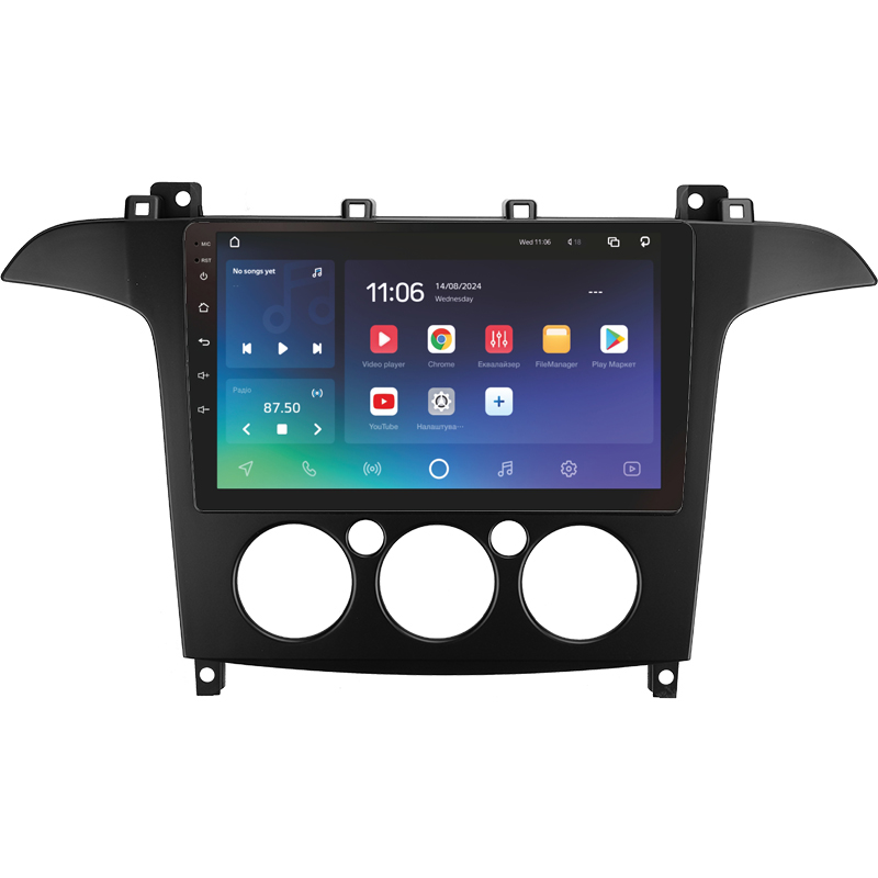 Android head unit SIGMA PRO 9432 ANDROID 10 4+32 Gb 4G DSP Ford S-MAX 1 2006-2015 (F2) 9"