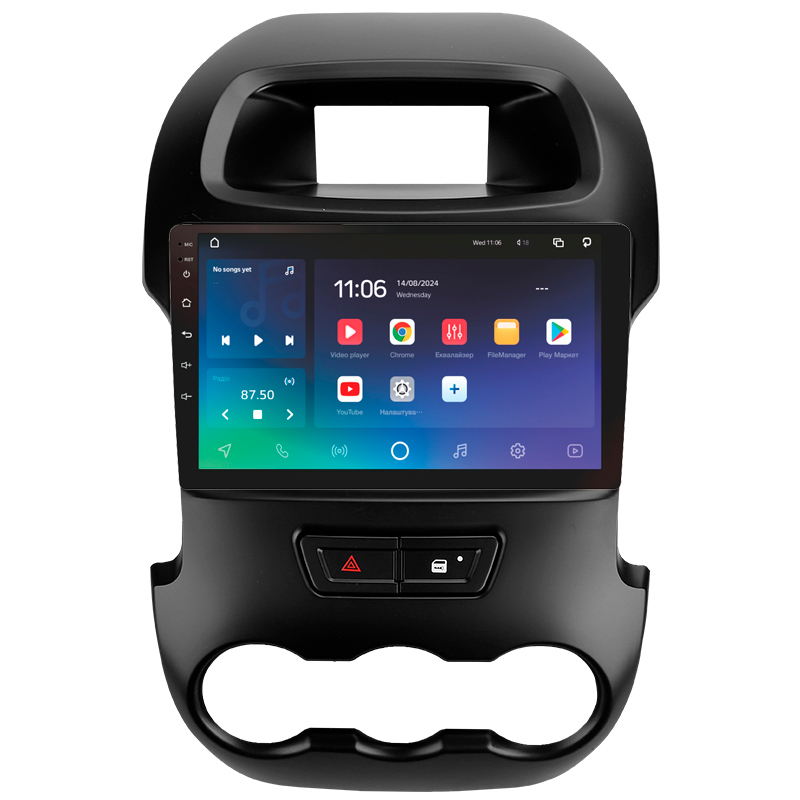 Android head unit SIGMA X9432 ANDROID 10 4+32 Gb 4G DSP Ford Ranger (F2) 2011-2016 9"