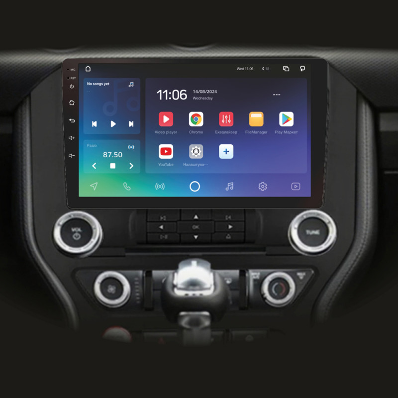 Android head unit SIGMA X9432 ANDROID 10 4+32 Gb 4G DSP Ford Mustang VI S550 (F1) 2014-2023 9" (L1)