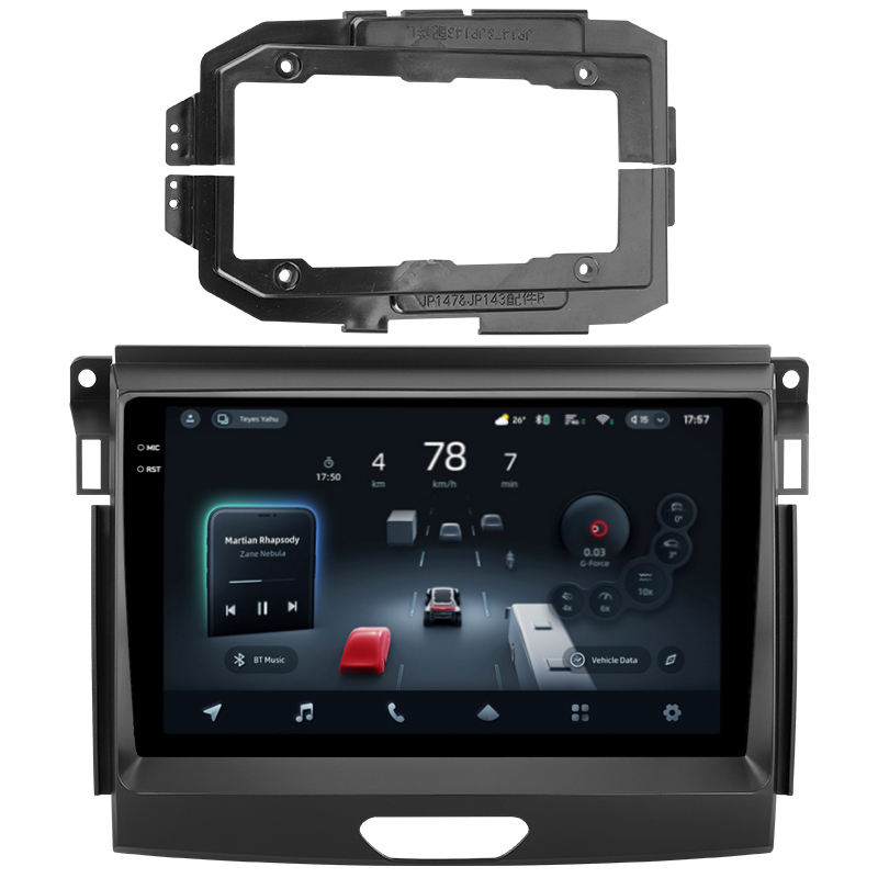 Android head unit Teyes CC4 Pro 8+128 Gb Ford Ranger P703 2015-2022 (B) 9" 2k