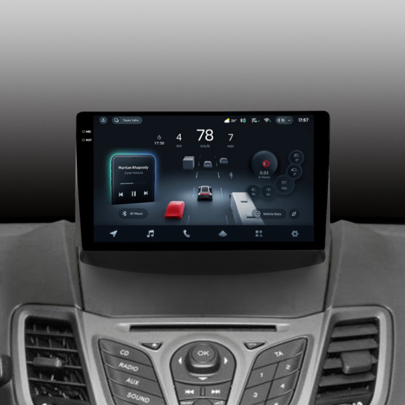 Android head unit Teyes CC4 Pro 8+128 Gb Ford Fiesta Mk 6 (F1) 2009-2018 (B) 9" 2k
