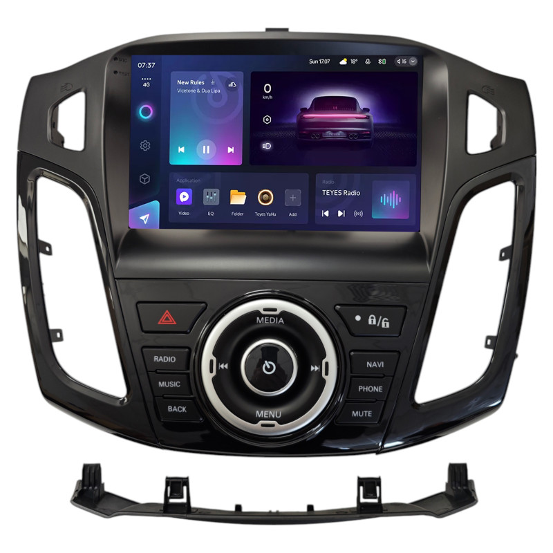 Fahrzeugradio Teyes CC3 6+128 GB Ford Focus 3 (2012–2019) A-MOD schwarz UV 9