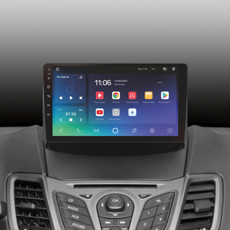 Android head unit SIGMA PRO 9432 ANDROID 10 4+32 Gb 4G DSP Ford Fiesta Mk 6 (F1) 2009-2018 (A) 9"