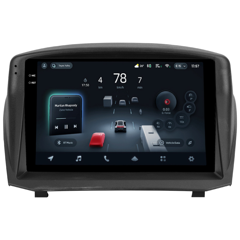 Android head unit Teyes CC4 Pro 8+128 Gb Ford Fiesta Mk 6 (F2) 2008-2019 (A) 9" 2k