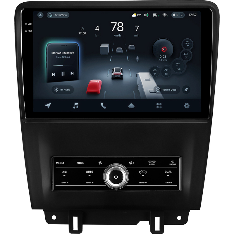 Android head unit Teyes CC4 Pro 12+256 Gb Ford Mustang 5 S-197 (F1) 2009-2014 10" 2k (L3)