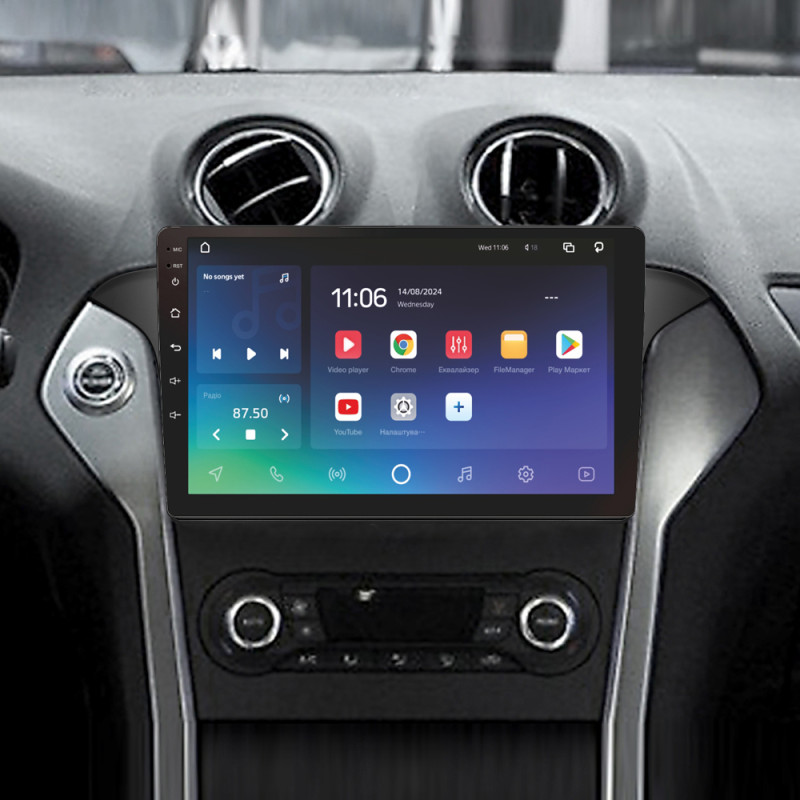 Android head unit SIGMA X10432 ANDROID 10 4+32 Gb 4G DSP Ford Mondeo 4 2011-2014 10"