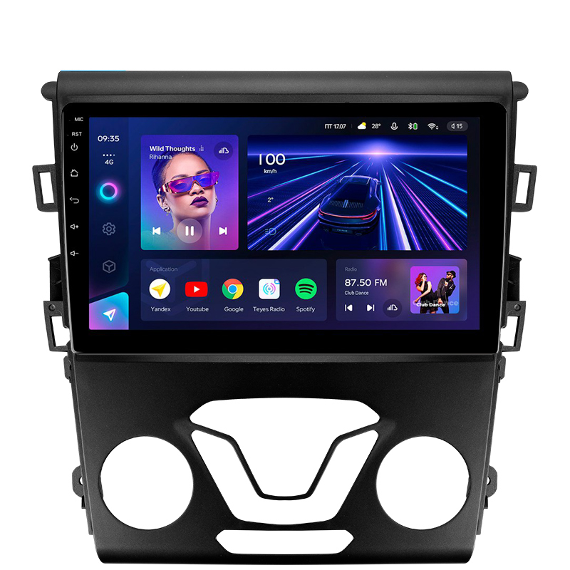 Android head unit Teyes CC3 4+32 Gb Ford Mondeo 5 (ZYJ) 2014-2019 9"
