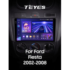 Android head unit Teyes CC3 4+32 Gb Ford Fiesta Mk VI 5 Mk5 2002 - 2008 9" 2k