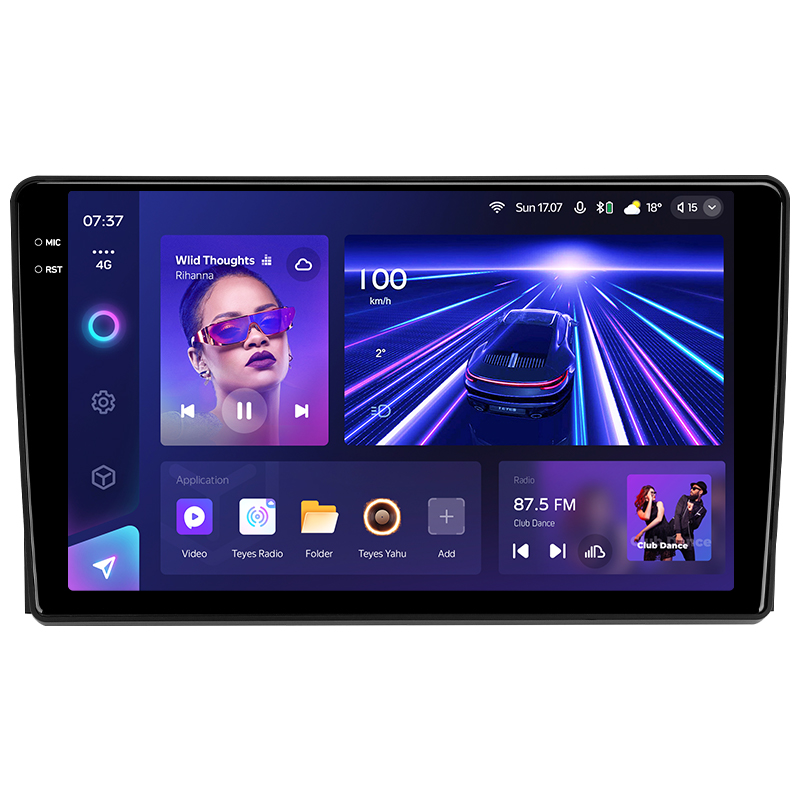 Android head unit Teyes CC3 6+128 Gb with 360° surround view° Ford Fusion 1 2005-2012 9" 2k