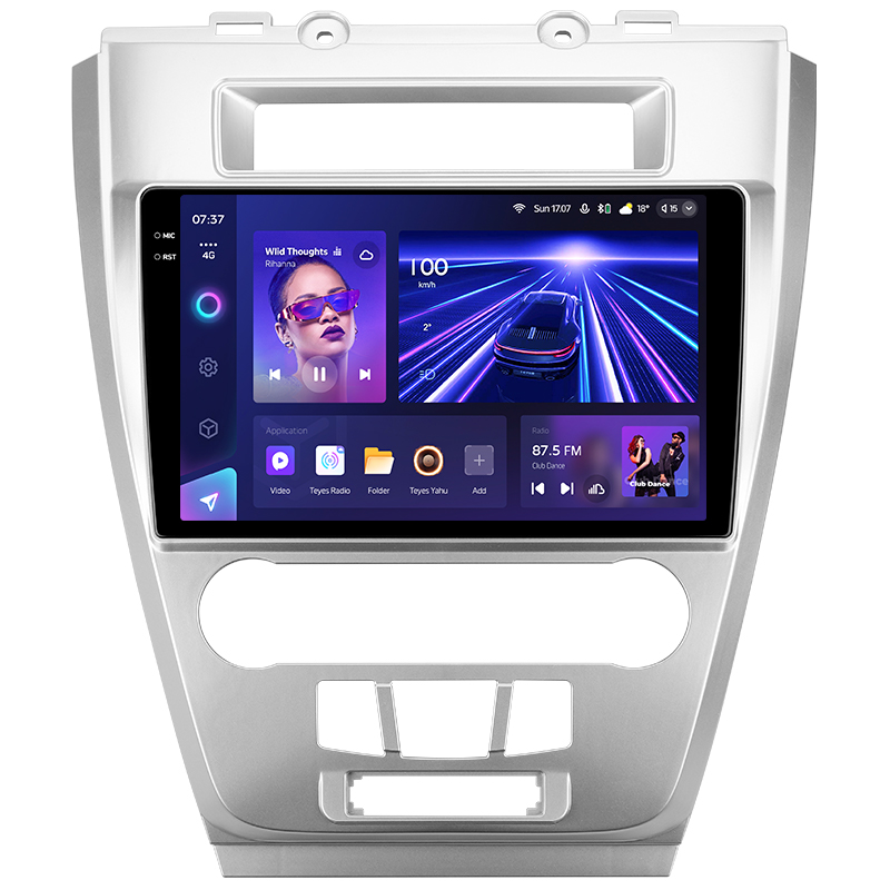 Fahrzeug-Magnetophon Teyes CC3 6+128 GB mit 360°-Rundumsicht (Ford Mondeo (F3) US Edition) 2009–2012, 10