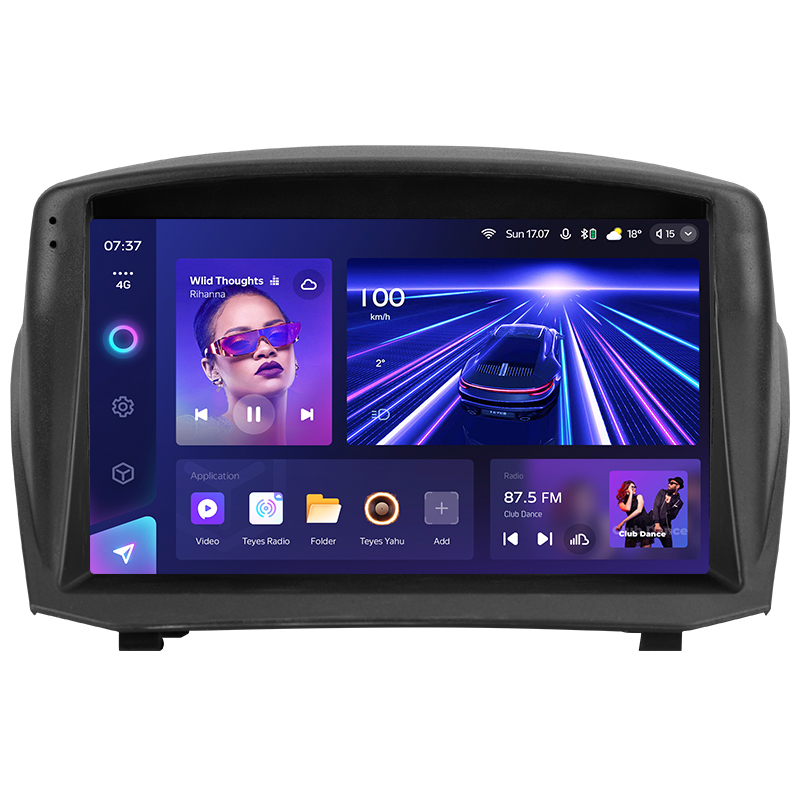Magazynofon fabryczny Teyes CC3 4+64 GB Ford Fiesta Mk 6 (F2) 2008–2019 (B) 9
