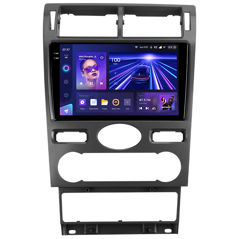 Fahrzeug-Magnetophon Teyes CC3 6+128 GB für Ford Mondeo 3 (F2, Baujahr 2000–2007), 9 Zoll, 2K.