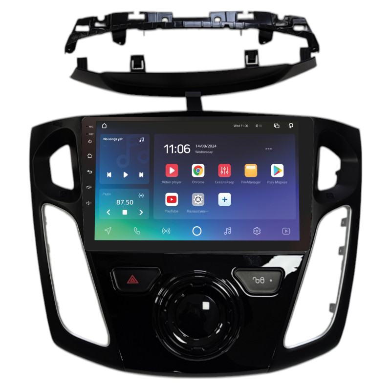 Android head unit SIGMA X9432 ANDROID 10 4+32 Gb 4G DSP Ford Focus 3 2012-2019 9"