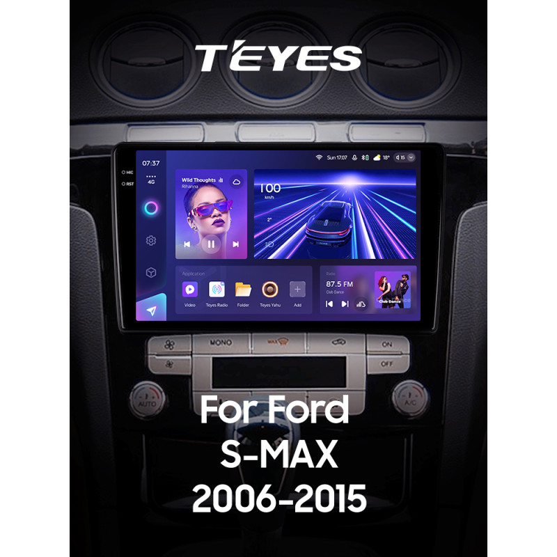 Štátní magnetofon Teyes CC3 4+32 GB pro Ford S-MAX 1 (2006–2015, F1) 9