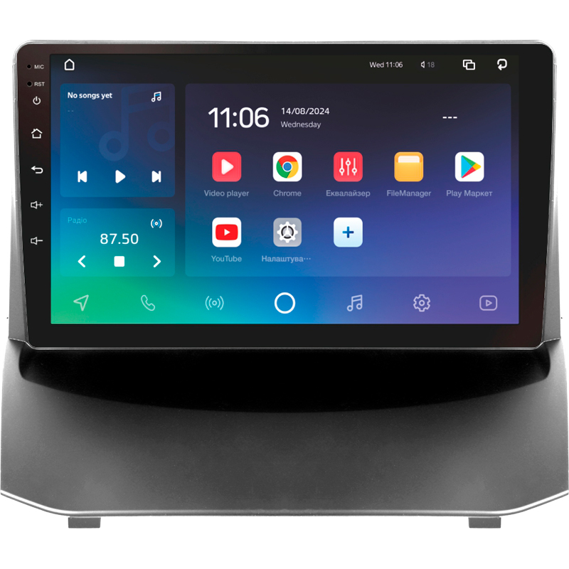 Android head unit SIGMA PRO 9464 ANDROID 10 4+64 Gb 4G DSP Ford Fiesta Mk 6 (F1) 2009-2018 (A) 9"