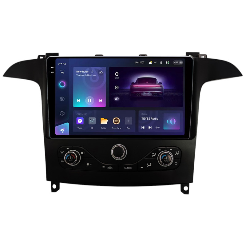 Android head unit Teyes CC3 6+128 Gb Ford S-MAX 2007-2008 9" 2k (L2)