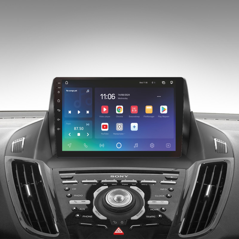 Android head unit SIGMA X9432 ANDROID 10 4+32 Gb 4G DSP Ford Kuga 2 Escape 3 2012 - 2019 (A) 9"