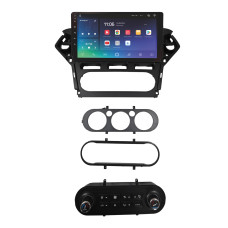 Android head unit SIGMA X10432 ANDROID 10 4+32 Gb 4G DSP Ford Mondeo 4 2010-2014 Full Set AT AC Black with buttons 10" (L1)