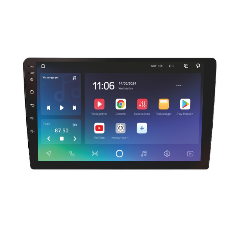 Android head unit SIGMA X10432 ANDROID 10 4+32 Gb 4G DSP Ford Fiesta 2019+ 10"