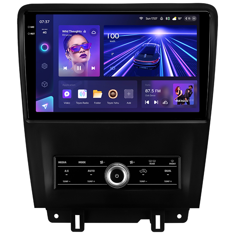 Android head unit Teyes CC3 4+64 Gb Ford Mustang 5 S-197 (F1) 2009-2014 10" 2k (L3)