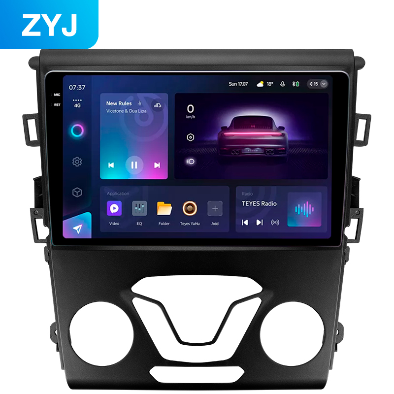 Fahrzeug-Magnetophon Teyes CC3 4+64 GB für Ford Mondeo 5 (ZYJ) 2014–2019, 9
