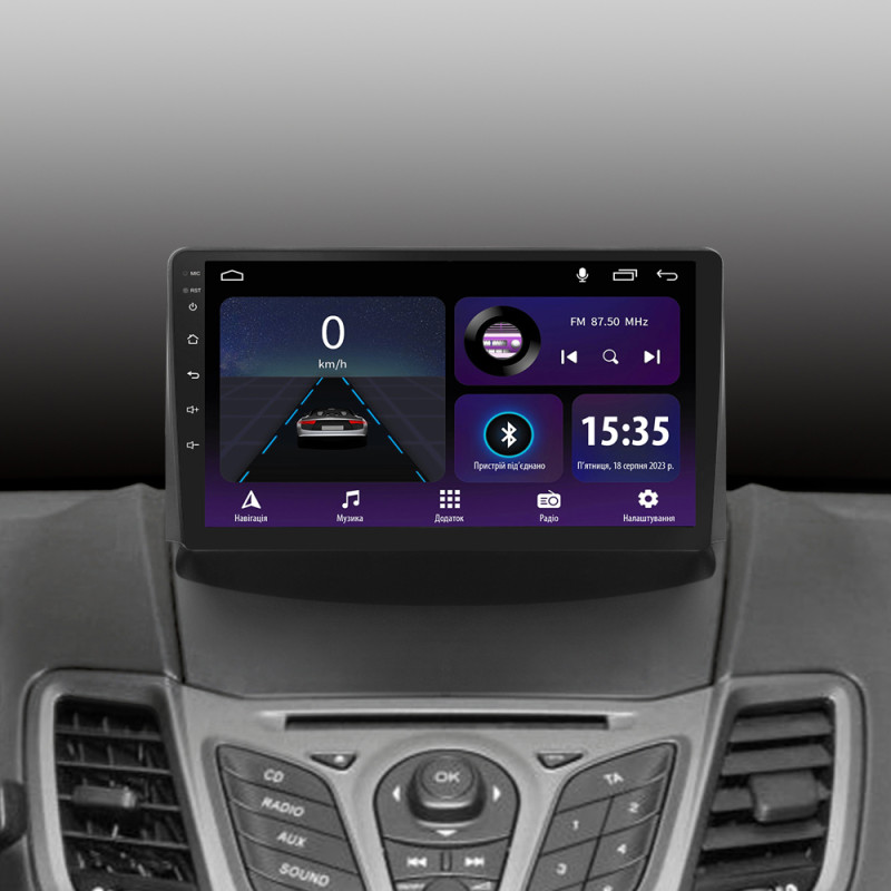 Android head unit SIGMA E9232 ANDROID 10 2+32 Gb Ford Fiesta Mk 6 (F1) 2009-2018 (A) 9"