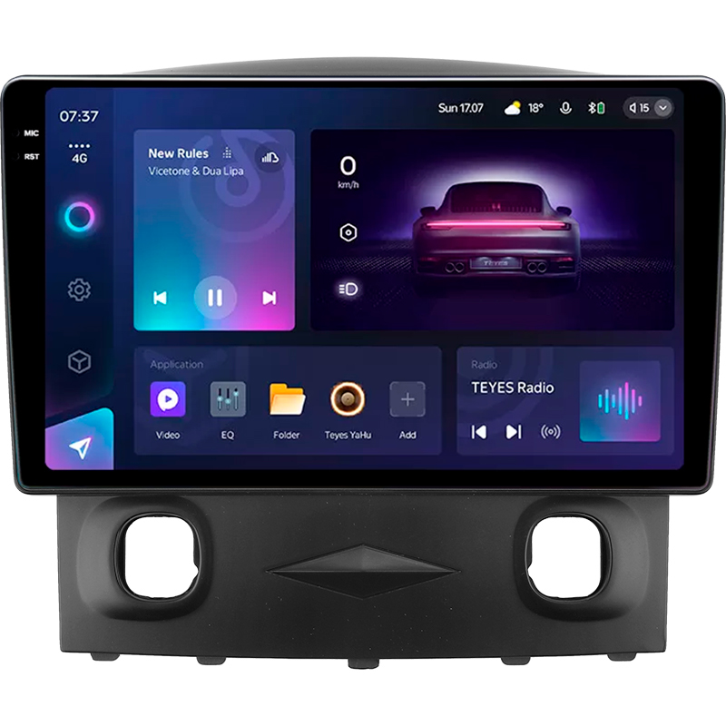 Android head unit Teyes CC3 6+128 Gb with 360° surround view° Ford Escape 1 2007-2012 9" 2k
