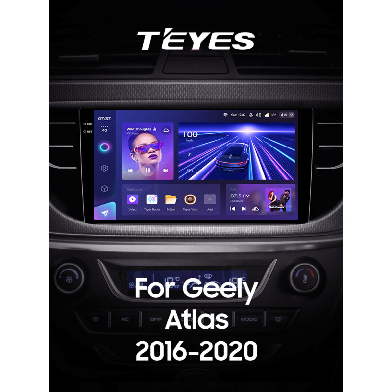 Odtwarzacz multimedialny Teyes CC3 4+32 GB do Geely Atlas NL-3 (2016–2020), 9