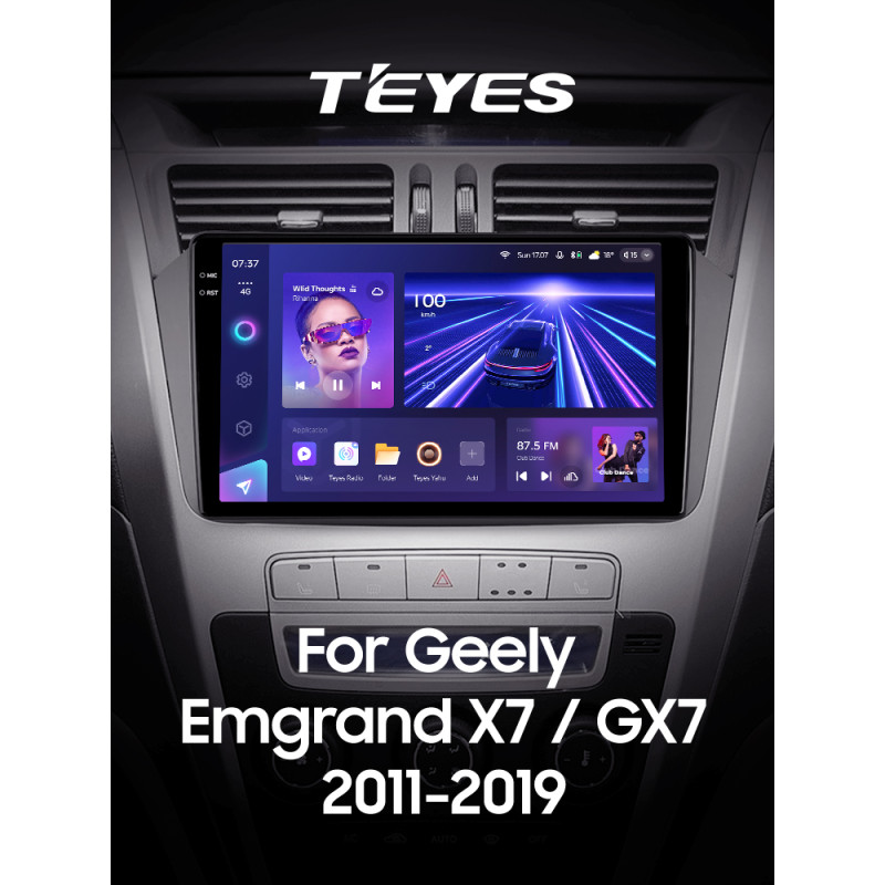 Magallán de fábrica Teyes CC3 6+128 GB con vista panorámica 360° para Geely Emgrand X7 1 GX7 EX7 (2011-2019), 9