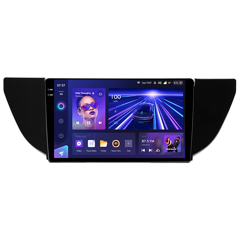 Android head unit Teyes CC3 6+128 Gb with 360° surround view° Geely GS 2016-2020 Emgrand EC7 1 2018-2020 (F1) 9" 2k