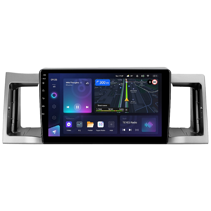 Android head unit Teyes CC3L 4+32 Gb Geely SC7 2011-2015 9"