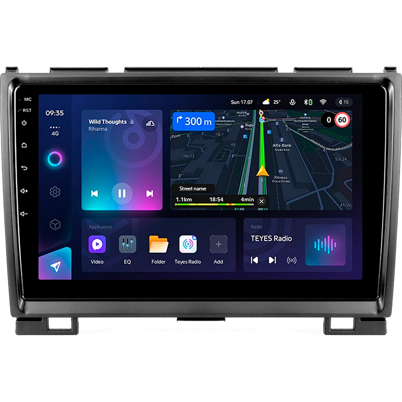 Android head unit Teyes CC3L 4+32 Gb GREAT WALL Haval H3 H5 2011-2016 9"